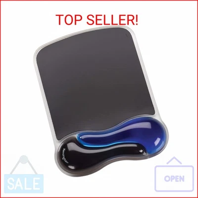 Alfombrilla de ratón de gel Kensington Duo con reposamuñecas, alfombrilla de ratón ergonómica con soporte para muñeca Foto 1 de 2