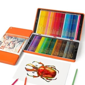 Premium 72 Colored Pencil, Artists 3.8mm Creamy Soft Core with Lightfast Vibr... - Picture 1 of 9