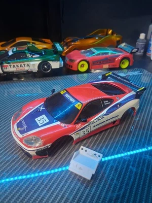 Kyosho Mini Z Ferrari 360 Modena Red Body With Body Adapter - Image 1 of 4