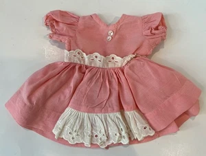 Vintage Terri Lee Tagged 16” Pink Doll Dress 1950’s Petty & Clean! - Picture 1 of 6