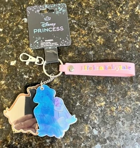 *Snow White* Disney Princess "Life is a Fairytale" Mirrored Key Chain NEW/NWT - Picture 1 of 1