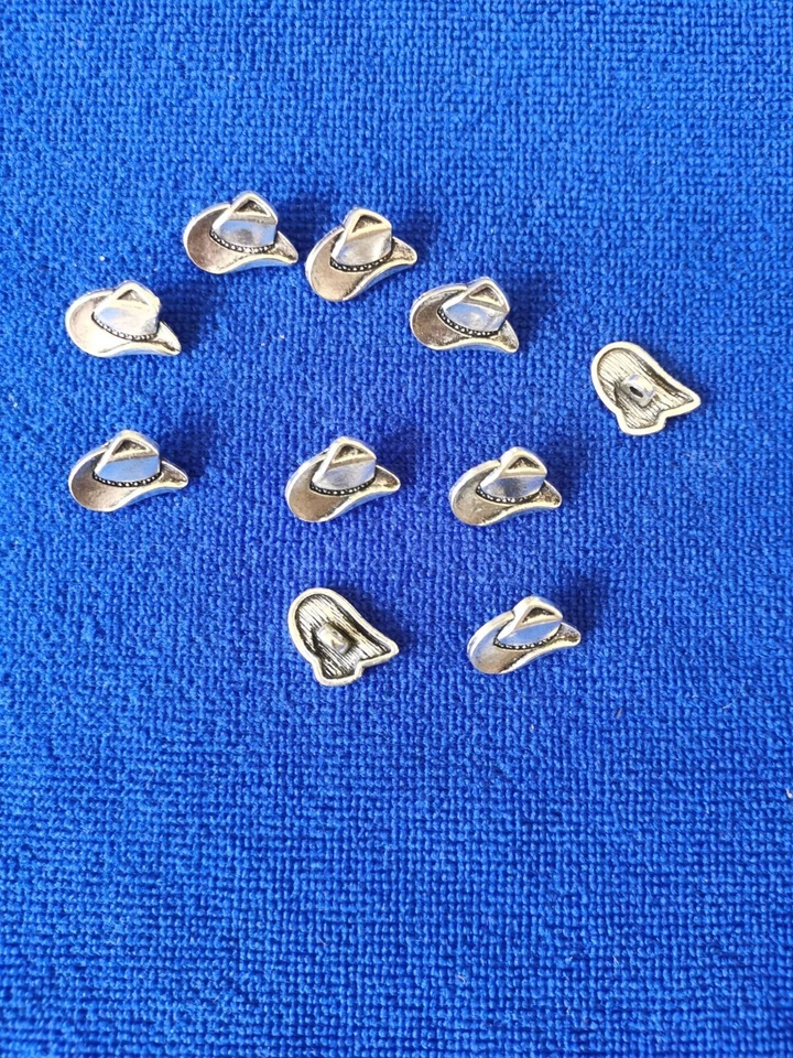 60PCS Tibetan silver Cow Hat button beads FC15351 - Image 1 of 3