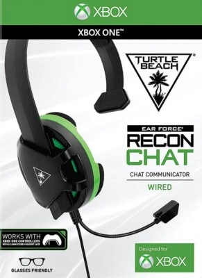 Turtle Beach Ear Force Recon Chat - Black/Green - Wired 3.5mm Headset - Image 1 of 4