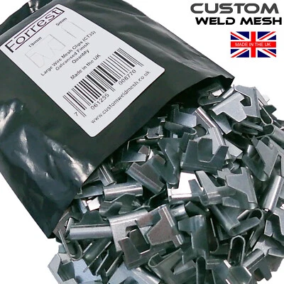 Gabion Wire Mesh Clips Forrest 250QTY fencing cage making clips animal pens *UK* - Image 1 of 2