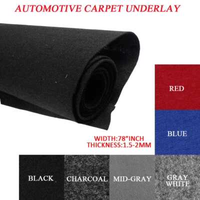 CAR ELEMENTS Automotive Trim Carpet Flooring Trunk Liner Upholstery Durable Un-Backed Lot