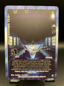THE BACKROOMS TCG KICKSTARTER HOLO - ALTER DIRIGENT 80/102 - Bild 1 von 3