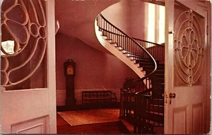 Spiral Staircase Nathaniel Russell House Charleston SOUTH CAROLINA POSTCARD D4 - Picture 1 of 2