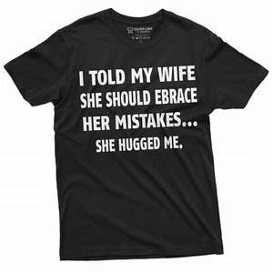 Funny Wife Husband Shirt Family T-Shirt Gift For Husband Hubby Birthday Shirt - Foto 1 di 5