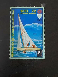 Vintage Postage Poste Stamp Republica De Guinea Ecuatorial1972 Summer Olympics 8 - Picture 1 of 3