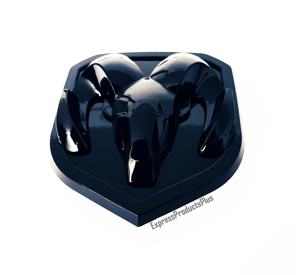 2013-18 Ram 1500 2500 2500 Front Grille Glossy Black Emblem - Image 1 of 1