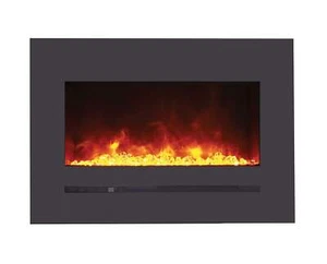 Sierra Flame Electric Fireplace with Surround, 26in. - Picture 1 of 3