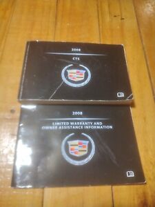 2008 Cadillac CTS Owner's Manual Handbook User's Guide OEM Free Shipping G467