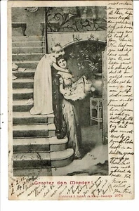 CPA Carte Postale Pays Bas -Fantaisie une maman et sa fille:Grooter dan moeder  - Picture 1 of 2