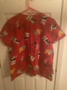 Women’s Disney Minnie and Mickey scrub top size 2X - Picture 1 of 2