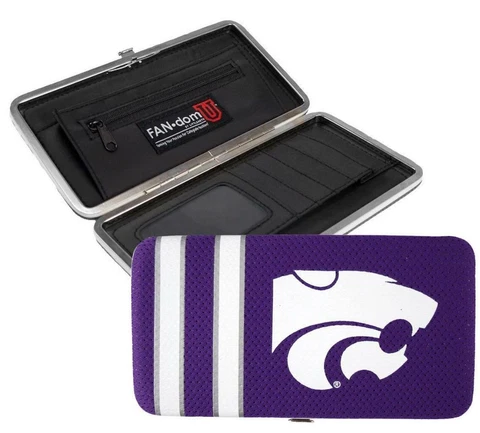 Kansas State Wildcats Shell Mesh Wallet [NEW] ID Holder Money Cash Card Purse Cover