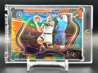 2022-23 Panini Select Courtside Tie-Dye Prizm #299 Wendell Moore Jr. Rookie /25 - Image 1 of 2