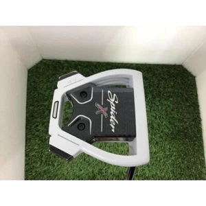 Used TaylorMade Spider-X Putter CHALK/WHITE Single Bend - Picture 1 of 5