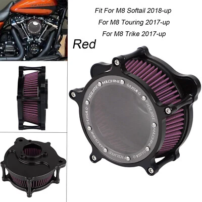 Air Cleaner Intake Filter Kit For Harley CVO Road Glide FLTRXS FLTRX Ultra FLTRU Foto 1 de 4
