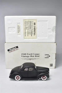 DANBURY MINT 1940 FORD COUPE VINTAGE HOT ROD COT PAPERS ORIGINAL BOX #08086 - Picture 1 of 7