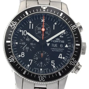 Fortis 638 10 11M B-42 Cosmo Note Chronograph Day Date Automatic Winding with - Picture 1 of 7