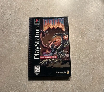 Doom Long Box PS1 PlayStation 1 - Game, Manual & Case - Tested Working - Image 1 of 4