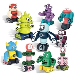 STEM Magnetic Robot Building Kit for Kids Ages 3-7 - 70 PCS Educational 504 - Picture 1 of 7
