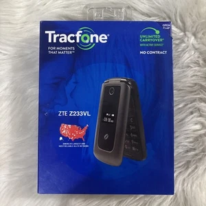 Tracfone Wireless ZTE Z233VL 4G LTE Flip Phone BRAND NEW Smart Flip Modern - Picture 1 of 2