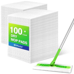 Panno Spazzatrice a Secco, Ricarica Scopa 100 Conti Compatibile con Spazzatrice Swiffer - D... - Foto 1 di 5