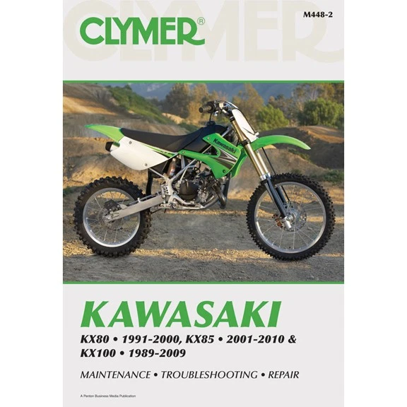Manual de reparación de taller de servicio Clymer M448-2 KX80 91-00 / KX85 01-10 / KX100 89-09 Foto 1 de 1