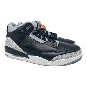 Air Jordan 3 Retro Negro Cemento DN3707010 Negro/Rojo Fuego/Gris Cemento Talla 14 - Imagen 1 de 9