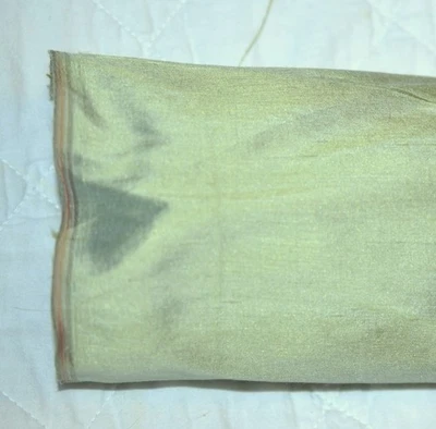 100% Silk Dupioni Light Sage Green Sewing Fabric Home Decor Costuming S3 - Image 1 of 4