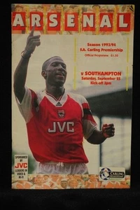 PROGRAMA - PREM - Arsenal vs Southampton - 25 de septiembre 1993 - Imagen 1 de 1