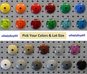 LEGO - 2x2 Dish Inverted Radar - PICK YOUR COLORS - Disc Space Round Lot 4740 - Picture 1 of 32