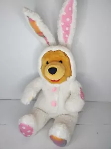 Winnie The Pooh in Easter Bunny Costume Plush Disney Store Exclusive Rabbit - Picture 1 of 5
