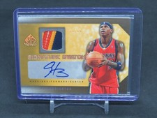 2007-08 UPPER DECK SP GAME USED AL HARRINGTON PATCH AUTO /15 WARRIORS JM7