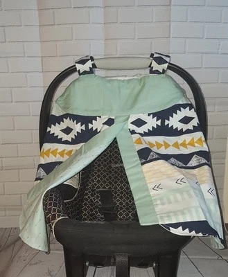 Brand-New  Handmade Baby Infant Car Seat Canopy-Cover - Image 1 of 4