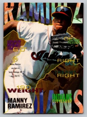 1995 Fleer #145 Manny Ramirez Red Sox $$$ - Image 1 of 2