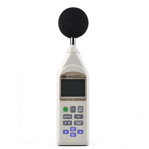A●TES-1353S Integrating Sound Level Meter USB Five Range from 30 to 130dB - Imagen 1 de 7