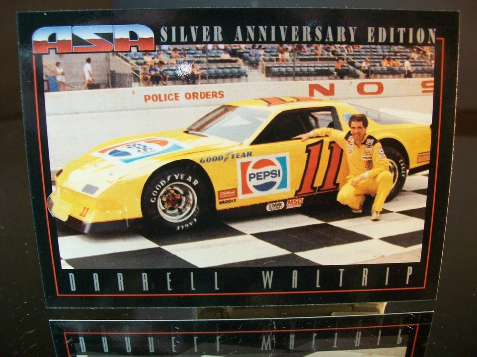Rare Darrell Waltrip  Traks ASA Silver Anniversary Edition 1992 Card #42 - Image 1 of 1