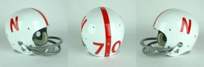 NEBRASKA CORNHUSKERS 1970-1981 Vintage Riddell TK Suspension Football Helmet - Image 1 of 4