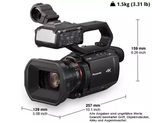 Caméscope ultra compact 4K 60p Panasonic HC-X2000E - Noir HC X2000E - Photo 1/1