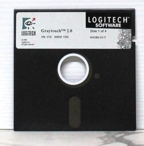 Graytouch 2.0 disk 1 of 4 - logitech software 1989 - Picture 1 of 1