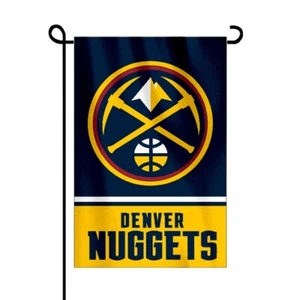 Denver Nuggets 12 x 18 Zoll doppelseitige NBA Basketball Garten Flagge nur - Bild 1 von 1