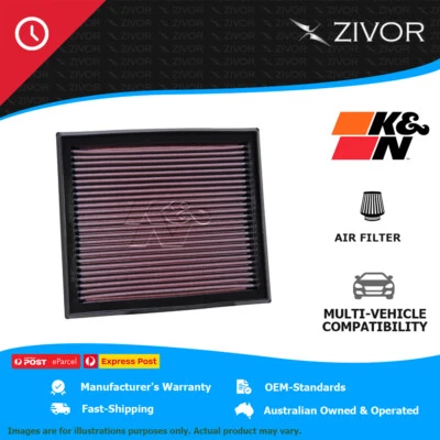 New K&N Performance Air Filter Panel For VOLVO S40 T5 2.5L B5254T7 KN33-2873 - image 1 of 4
