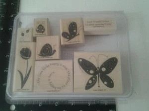 Stampin' Up 2007 Garden Whimsy 8er Set Top Zustand - Bild 1 von 2