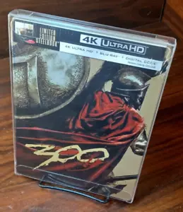 300 Steelbook (4K + Blu-ray) NEU - mit SCHUTZHÜLLE - kostenloser Kartonversand mit Sendungsverfolgung - Bild 1 von 10