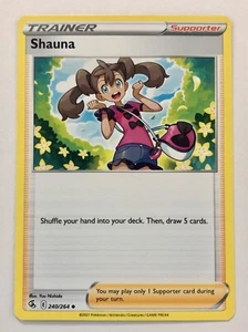 Shauna 240/264 Uncommon Fusion Strike Pokemon NM/M Pack Fresh - Picture 1 of 4