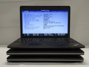 Lot of 3 Lenovo ThinkPad E540 2.50GHz i5-4200M 4GB RAM 500GB HDD 15.6" HD NO OS - Picture 1 of 8