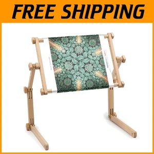 Adjustable Beech Table Embroidery Frame Holder 9.8" х 12.5" - Picture 1 of 10