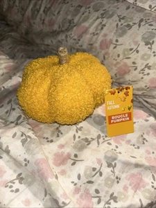 Zucca boucle autunno arancione nuova con etichetta - Foto 1 di 20